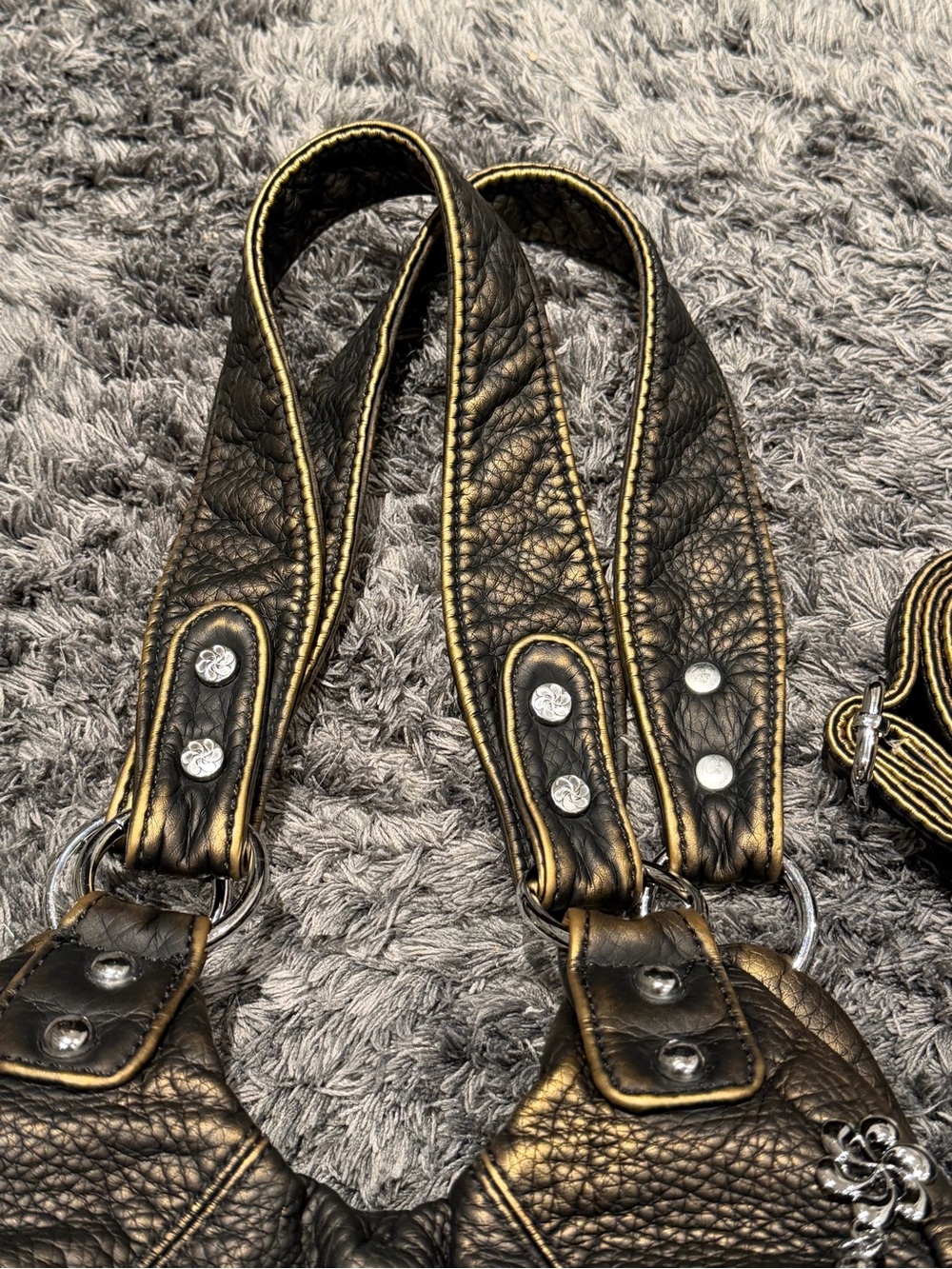 Angelkiss Small Crossbody Shoulder Bag - Bronze - Picture 3 of 8